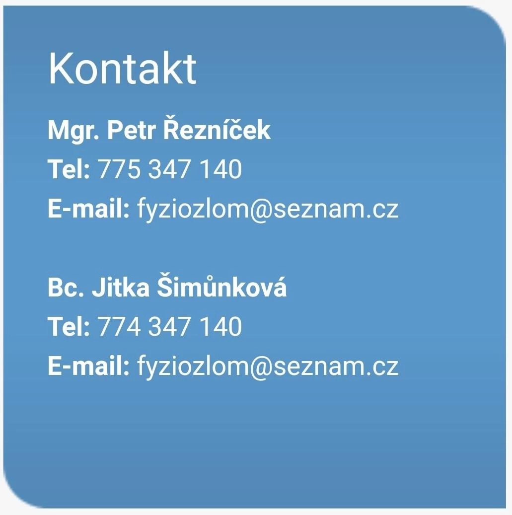 Fyzioterapie Lomnice n. Pop. - obrázek 5