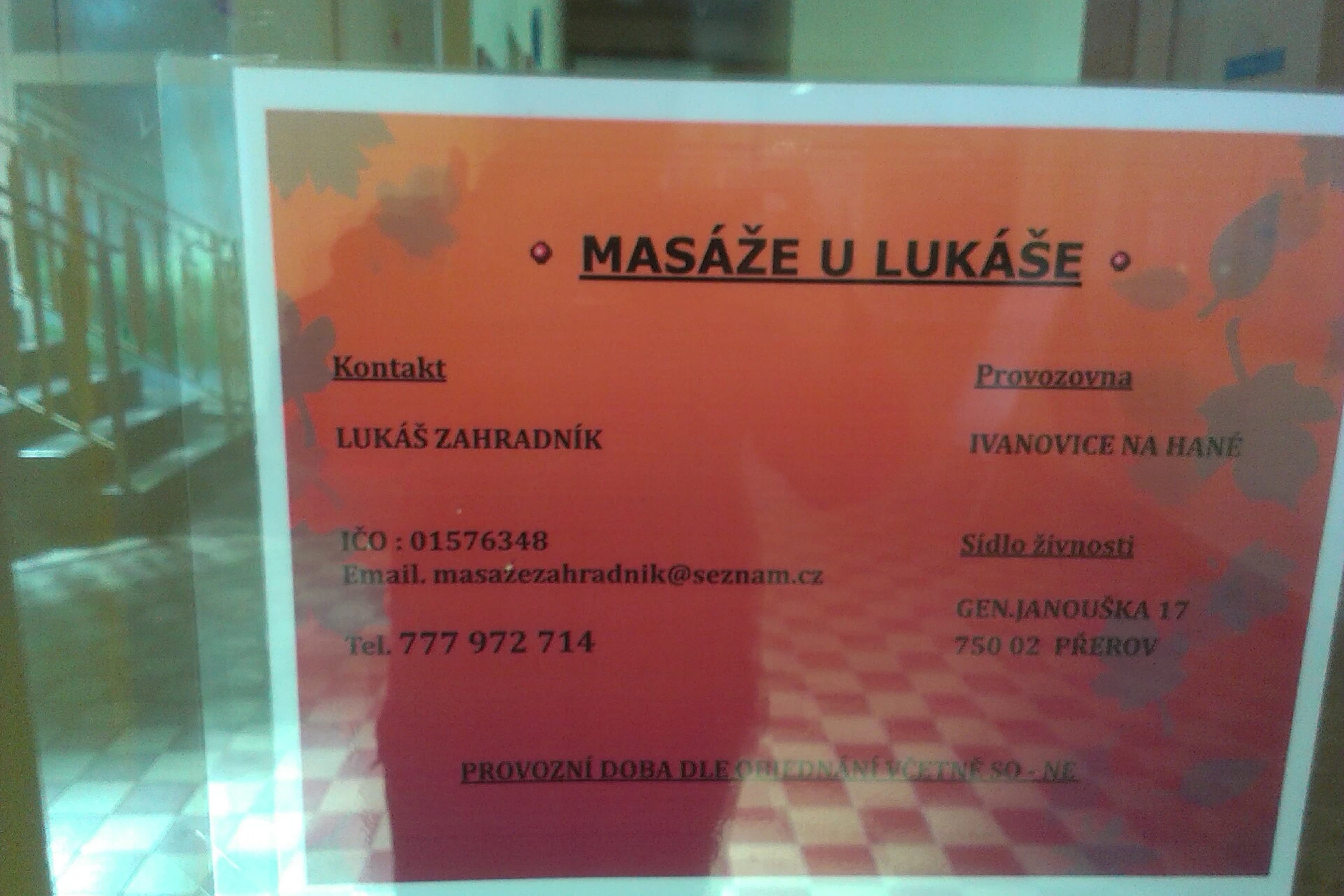 Masáže U Lukáše - obrázek 3