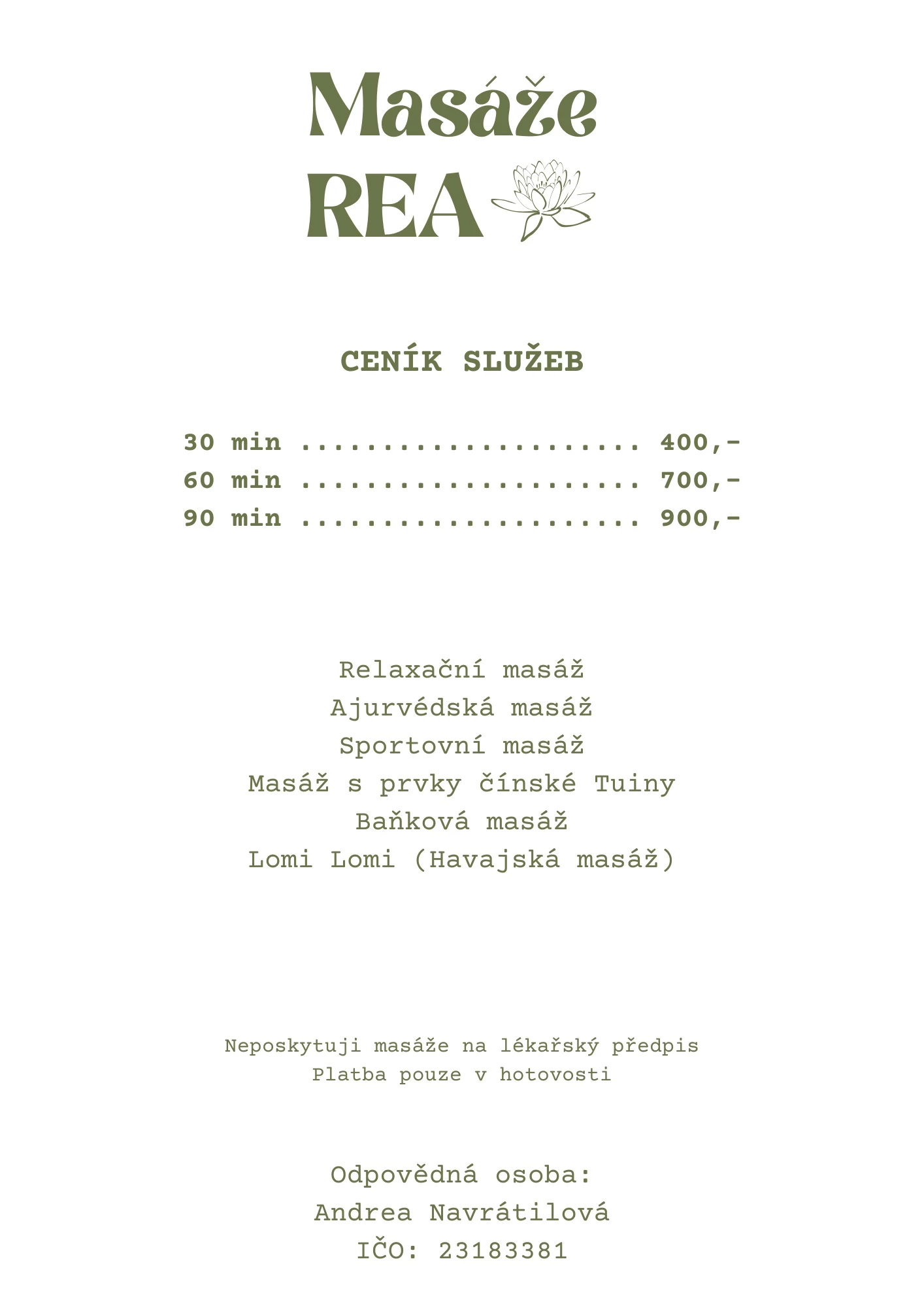 Masáže REA - obrázek 2
