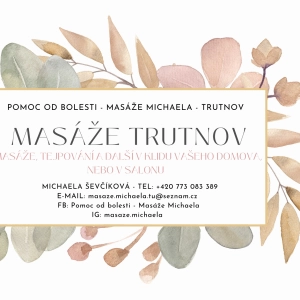 Pomoc od bolesti - Masáže Michaela