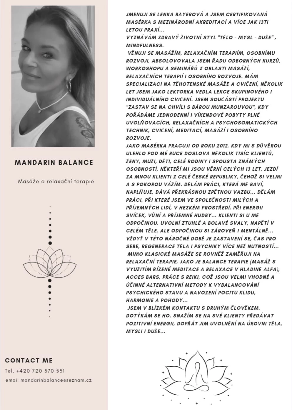 MandarinBalance - masáže a relaxační terapie - obrázek 2